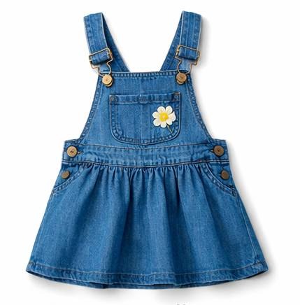 Denim Overall Dress
